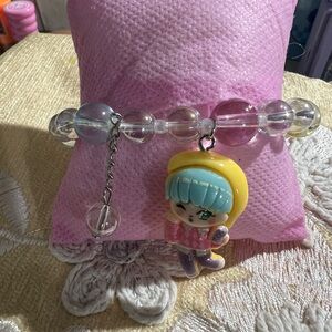 Girls' Charm Bracelet with Beaded Chain and its very own case!